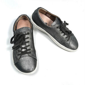 Birkenstock Arran Womans Sneakers Grey Silver Glitter Sneakers Size 38